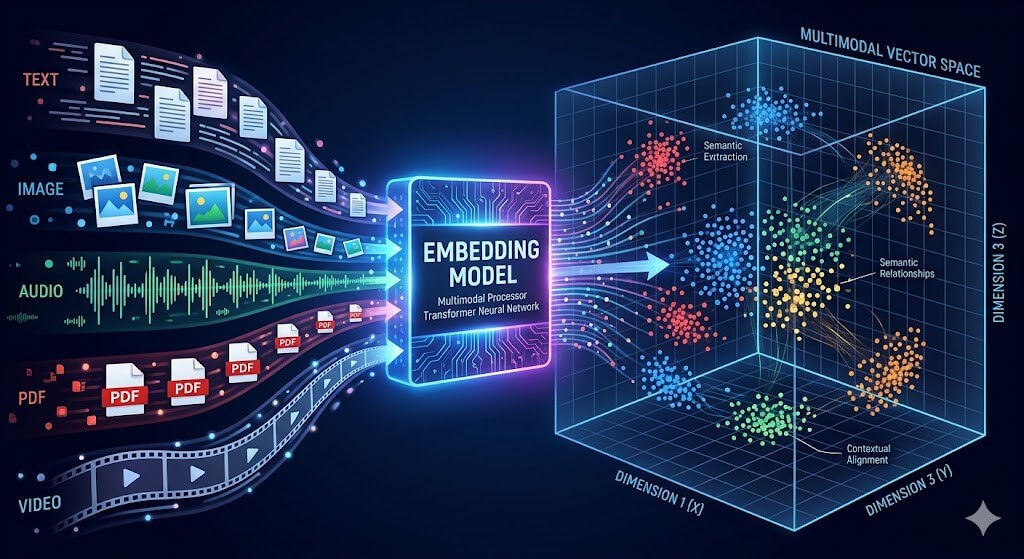 Multimodal embedding according to Nano Banana v2.