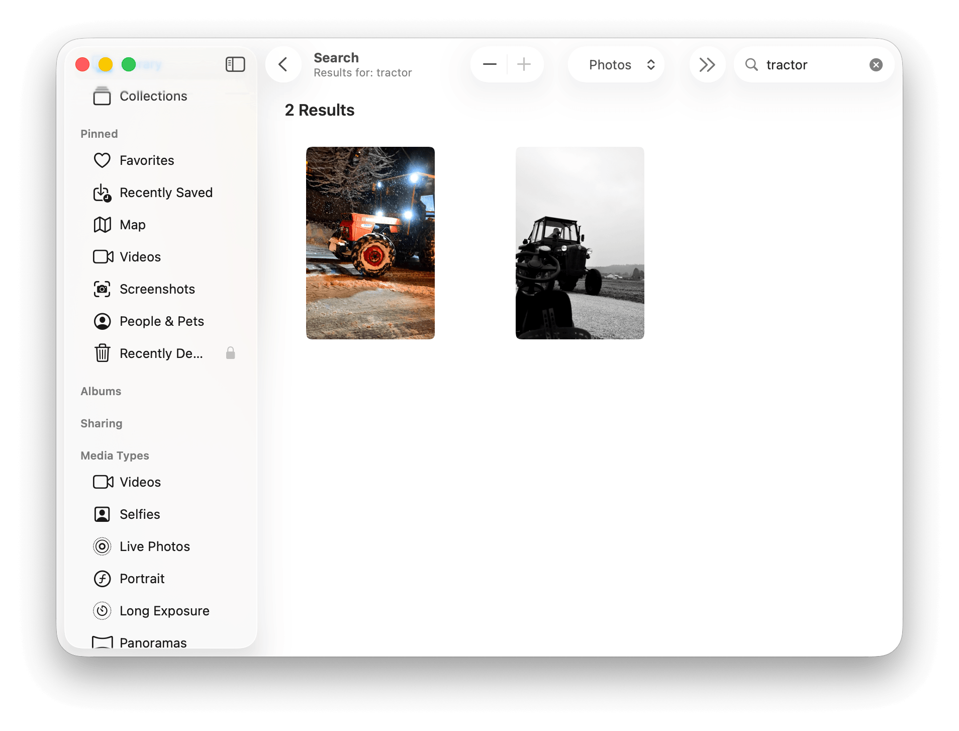 Inability to use Spotlight to find files by their meaning